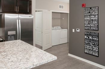 Washer/dryer included